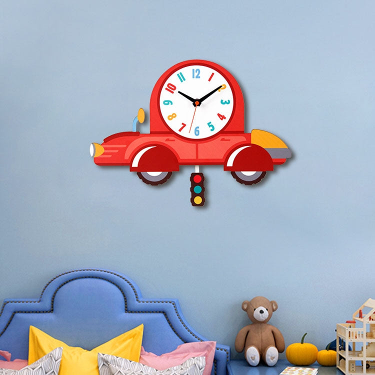 Cartoon Shake Wall Clock Children Room Decoration Wall Clock (Car) - Wall Clock by null | Online Shopping South Africa | PMc TechLife | Buy Now Pay Later Mobicred