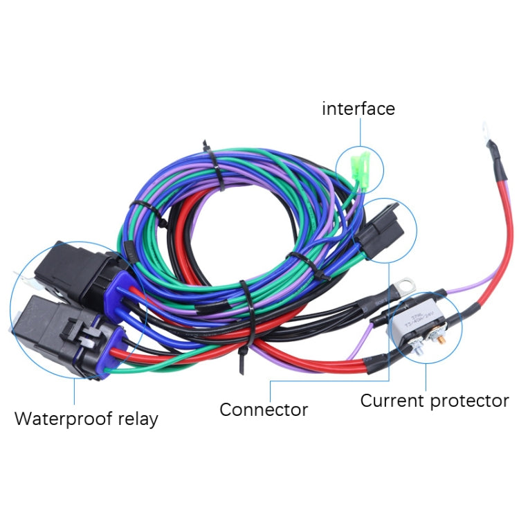 7014G Marine Harness Insertion Plate Tilt Flattening Device Harness Suitable For CMC / TH, Rated voltage: 12V - Marine Accessories & Parts by PMC Jewellery | Online Shopping South Africa | PMC Jewellery | Buy Now Pay Later Mobicred