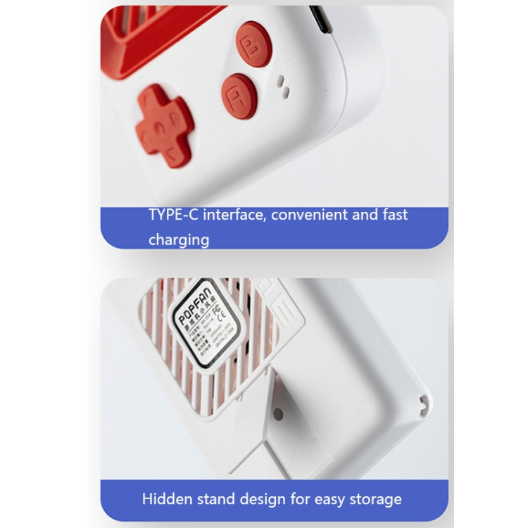 PROFAN XH008 USB Hanging Game Console Shape Fan with Bracket, Style: Basic Type (White) - Electric Fans by PROFAN | Online Shopping South Africa | PMC Jewellery | Buy Now Pay Later Mobicred