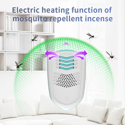 Pest Repeller Ultrasonic Mosquito Repeller Incense Heating Plug-In Mouse Repeller EU Plug(Black) - Repellents by PMC Jewellery | Online Shopping South Africa | PMC Jewellery | Buy Now Pay Later Mobicred