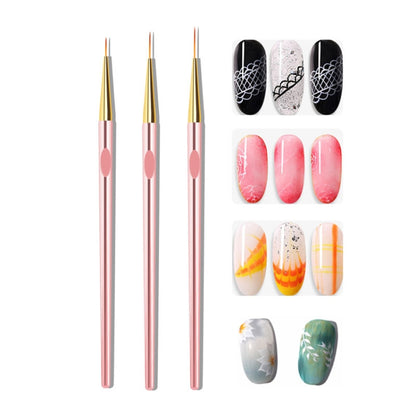 3 In 1 Electric Plating Rod Manicure Pencil(Rose Gold) - Nail Art Equipment by PMC Jewellery | Online Shopping South Africa | PMC Jewellery | Buy Now Pay Later Mobicred