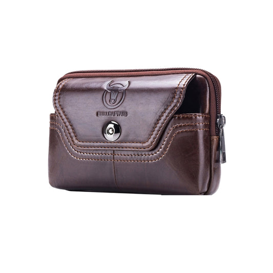 BULL CAPTAIN  Leather Multifunctional Waist Bag For Men(Brown-04) - Wallets by BULL CAPTAIN | Online Shopping South Africa | PMC Jewellery | Buy Now Pay Later Mobicred