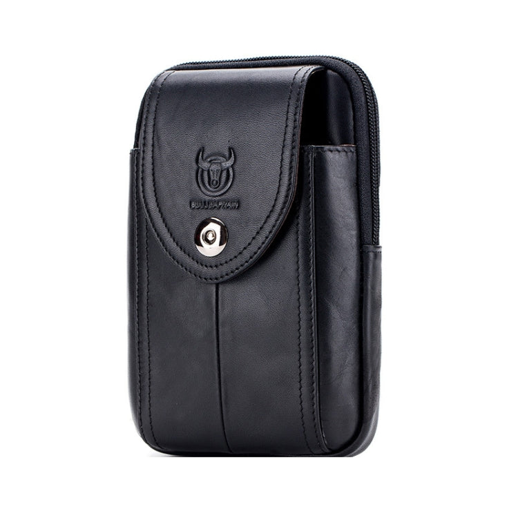 BULL CAPTAIN  Leather Multifunctional Waist Bag For Men(Black-07) - free shipping - PMC TechLife - Order now!