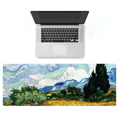 400x900x5mm Locked Am002 Large Oil Painting Desk Rubber Mouse Pad(Fisherman) - Mouse Pads by PMC Jewellery | Online Shopping South Africa | PMC Jewellery | Buy Now Pay Later Mobicred