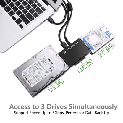 USB3.0 To SATA / IDE Easy Drive Cable External Hard Disk Adapter, Specification: AU  Plug - USB to IDE / SATA by PMC Jewellery | Online Shopping South Africa | PMC Jewellery | Buy Now Pay Later Mobicred