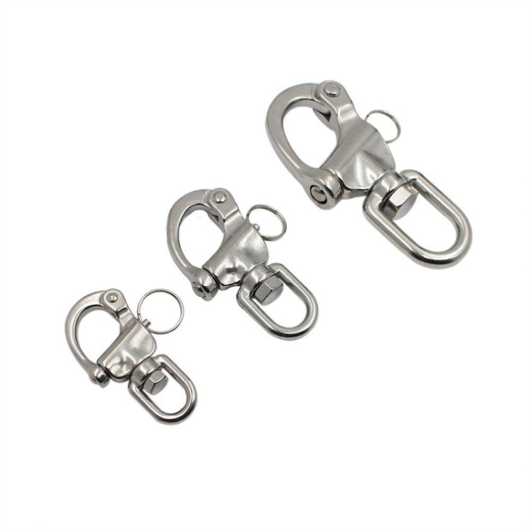 Yachting Sailing Stainless Steel Coil Type Rotary Spring Shackle, Specification: 128mm - Marine Accessories & Parts by PMC Jewellery | Online Shopping South Africa | PMC Jewellery | Buy Now Pay Later Mobicred