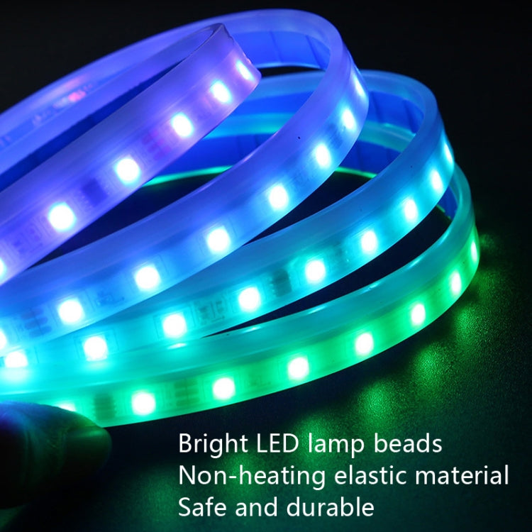 Car LED Streamer Decorative Hood Atmosphere Lights, Style: Monochrome White Light(1.5m) - Decorative Lights by PMC TechLife | Online Shopping South Africa | PMC TechLife | Buy Now Pay Later Mobicred