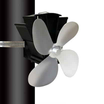 YL603 Thermodynamic Magnetless Wall Mounted Fireplace Fan(Silver) - Fireplace Fan by PMC Jewellery | Online Shopping South Africa | PMC Jewellery | Buy Now Pay Later Mobicred