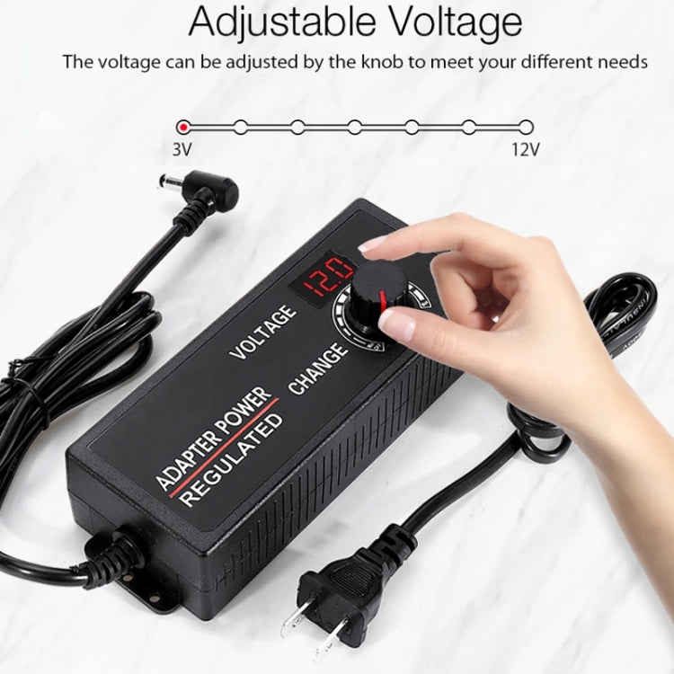 HuaZhenYuan 3-12V5A High Power Speed Regulation And Voltage Regulation Power Adapter With Monitor, Model: AU Plug - AC Adapers by HuaZhenYuan | Online Shopping South Africa | PMC TechLife | Buy Now Pay Later Mobicred