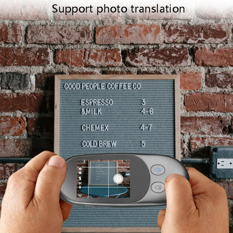 Travel Simultaneous Translator Scanning Recording Intelligent Voice Translator(Black) -  by PMC TechLife | Online Shopping South Africa | PMC TechLife | Buy Now Pay Later Mobicred