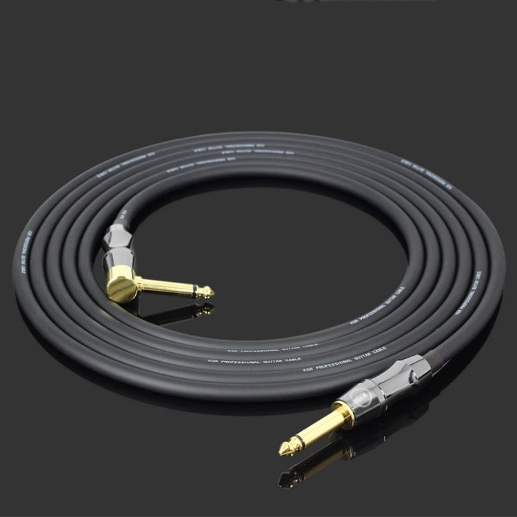 KGR Guitar Cable Keyboard Drum Audio Cable, Specification: 1m(Elbow Straight Jack) - Instrument Audio Cables by KGR | Online Shopping South Africa | PMC Jewellery | Buy Now Pay Later Mobicred