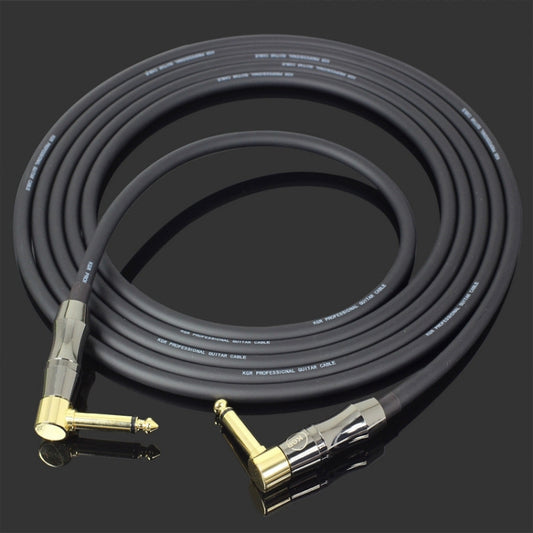 KGR Guitar Cable Keyboard Drum Audio Cable, Specification: 3m(Double Elbow Jack) - Instrument Audio Cables by KGR | Online Shopping South Africa | PMC Jewellery | Buy Now Pay Later Mobicred