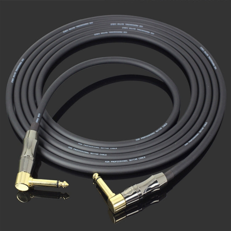 KGR Guitar Cable Keyboard Drum Audio Cable, Specification: 6m(Double Elbow Jack) - free shipping - PMC TechLife - Order now!