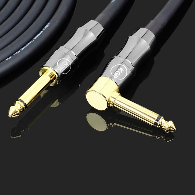 KGR Guitar Cable Keyboard Drum Audio Cable, Specification: 10m(Elbow Straight Jack) - Instrument Audio Cables by KGR | Online Shopping South Africa | PMC Jewellery | Buy Now Pay Later Mobicred