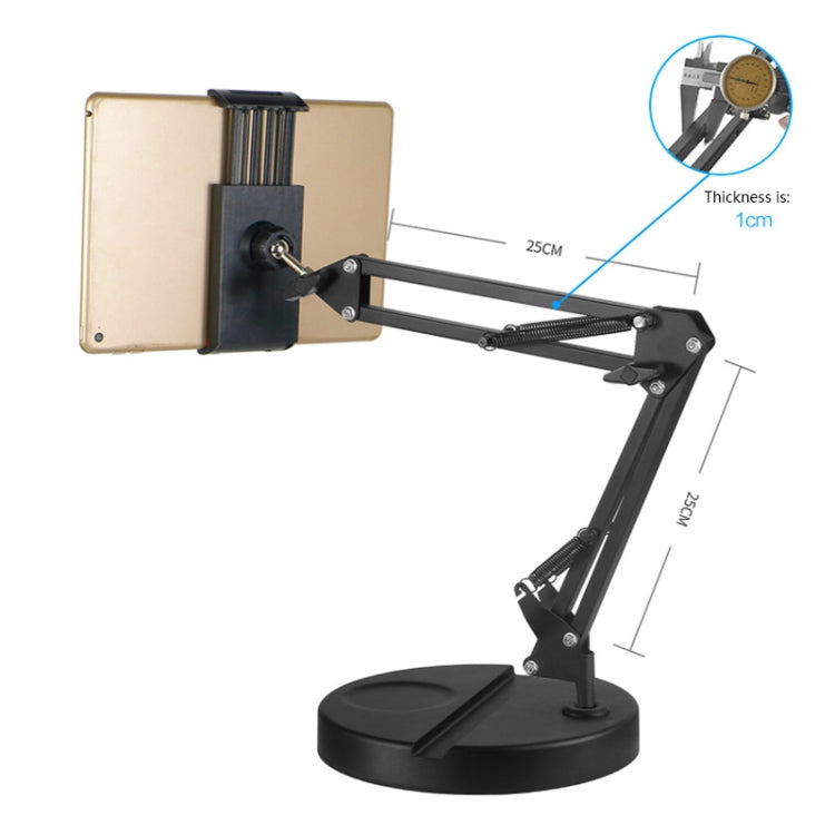 Y19 Folding Telescopic Metal Cantilever Live Bracket, Style: Phone Type - Stand by PMC Jewellery | Online Shopping South Africa | PMC Jewellery | Buy Now Pay Later Mobicred