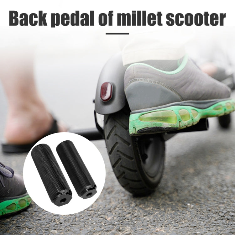 FMFXTR Bicycle Back Seat Foot Pedal Universal Back Rear Post, Color: Blue Small Hole Short - Pedals by FMFXTR | Online Shopping South Africa | PMc TechLife | Buy Now Pay Later Mobicred