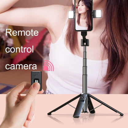 Phone Live Bracket Bluetooth Selfie Tripod, High: 104CM (Aluminum Alloy + Single Fill Light) - Selfie Sticks by PMC Jewellery | Online Shopping South Africa | PMC Jewellery | Buy Now Pay Later Mobicred