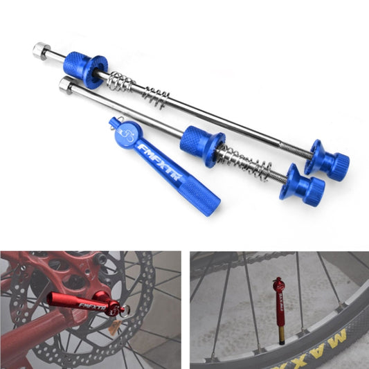 FMFXTR Mountain Bicycles Flower Drum Fast Disassembly Rod(Blue) - Quick Release by FMFXTR | Online Shopping South Africa | PMC Jewellery | Buy Now Pay Later Mobicred