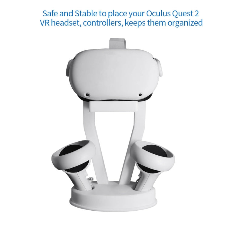 JYS-OC002 VR Bracket Desktop Storage Rack For Oculus Quest 2(White) - VR Accessories by PMC TechLife | Online Shopping South Africa | PMC TechLife | Buy Now Pay Later Mobicred