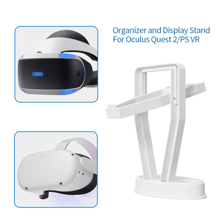 JYS-OC002 VR Bracket Desktop Storage Rack For Oculus Quest 2(White) - VR Accessories by PMC Jewellery | Online Shopping South Africa | PMC Jewellery | Buy Now Pay Later Mobicred