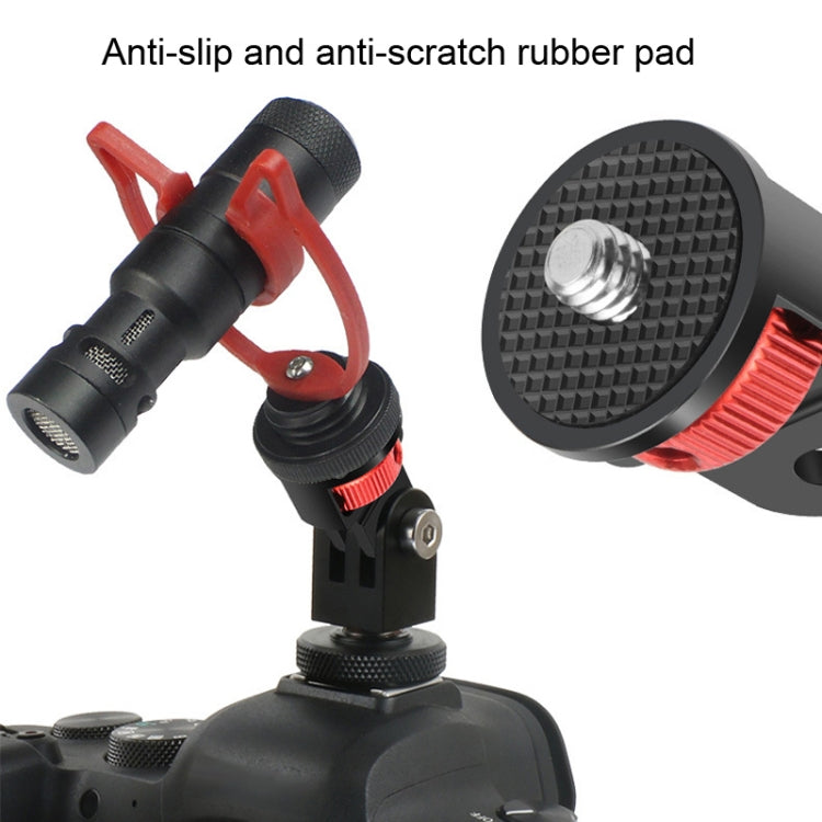 1/4 Inch Screw Converter Tripod Adapter for Sport Camera(Black and Red) - Connection Mount by null | Online Shopping South Africa | PMC Jewellery | Buy Now Pay Later Mobicred