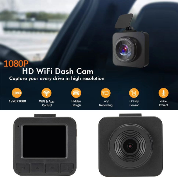 KG210 1080P WIFI Hidden HD Voice Prompt Car Recorder, Style: Single Len - Car DVRs by PMC Jewellery | Online Shopping South Africa | PMC Jewellery | Buy Now Pay Later Mobicred