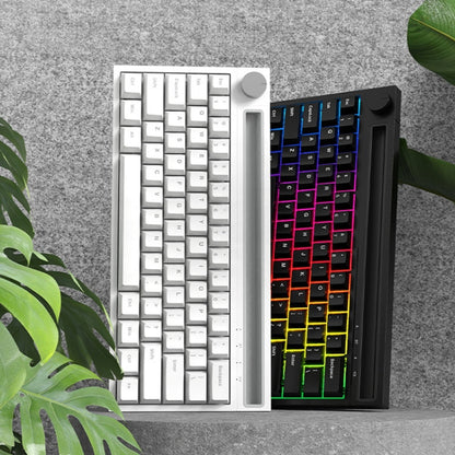 Ajazz K620T 62 Keys Bluetooth Wireless Dual Mode Mechanical Keyboard, Style: Pink Shaft (White) - Wireless Keyboard by Ajazz | Online Shopping South Africa | PMC Jewellery | Buy Now Pay Later Mobicred