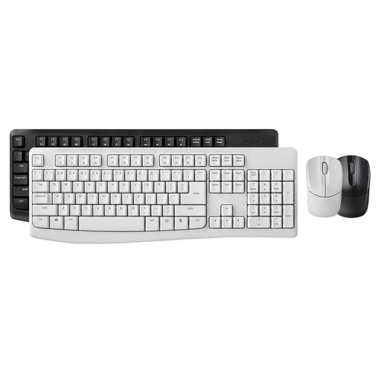 Rapoo X1800PRO 104 Keys Waterproof Multimedia Wireless Keyboard Mouse Set(Black) - Wireless Keyboard by Rapoo | Online Shopping South Africa | PMC Jewellery | Buy Now Pay Later Mobicred