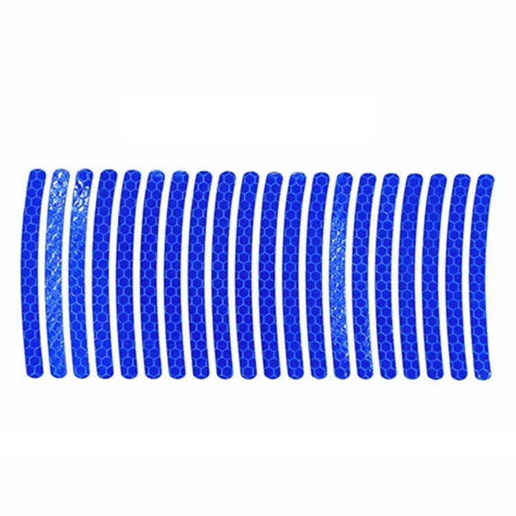 20pcs /Set Car Wheel Reflective Stickers 3D Personal Decoration Tire Warning Stickers(Blue) - Decorative Strip by PMC TechLife | Online Shopping South Africa | PMC TechLife