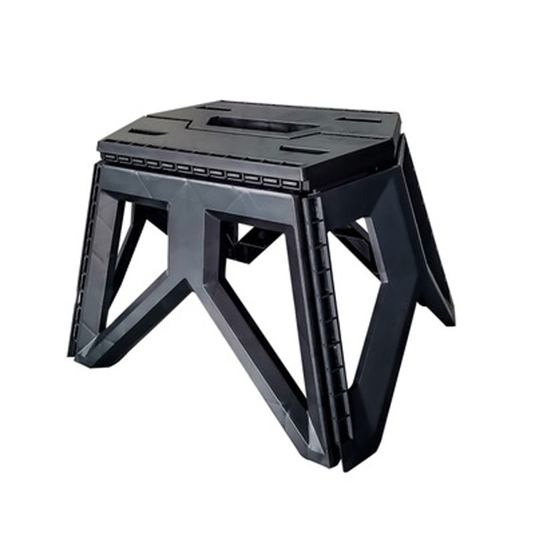 Portable Thickened Plastic Folding Stool Outdoor Fishing Stool, Color: Black - Beach Chairs by PMC Jewellery | Online Shopping South Africa | PMC Jewellery