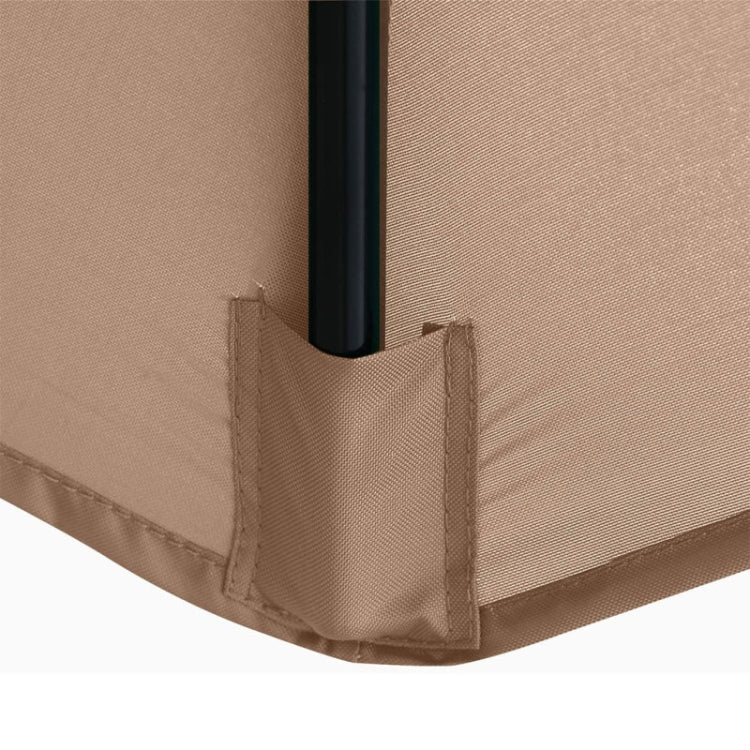 Polyester Parasol Replacement Cloth Round Garden Umbrella Cover, Size: Diameter 2m  6 Ribs(Khaki) - Patio Umbrella by PMC TechLife | Online Shopping South Africa | PMC TechLife | Buy Now Pay Later Mobicred
