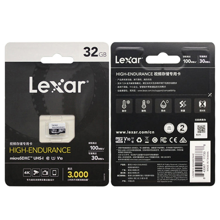 Lexar LSDM10 Security Surveillance Camera Dash Cam Memory Card, Capacity: 64GB - Micro SD Card by Lexar | Online Shopping South Africa | PMC Jewellery | Buy Now Pay Later Mobicred