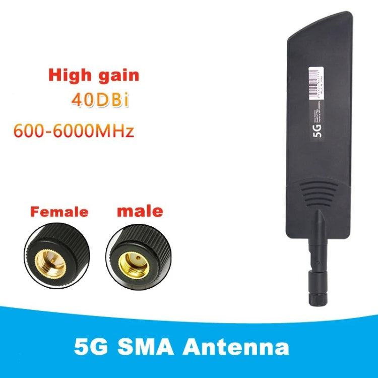 5G Full Netcom Black Plastic Sleeve Signal Strong High Gain Antenna - SMA/RP-SMA Antenna by PMC Jewellery | Online Shopping South Africa | PMC Jewellery