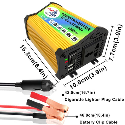 Saga Generation 1 Home Solar Generator Inverter+30A Controller+18W 12V Solar Panel, Specification: Yellow 12V To 220V - Modified Square Wave by PMC Jewellery | Online Shopping South Africa | PMC Jewellery | Buy Now Pay Later Mobicred