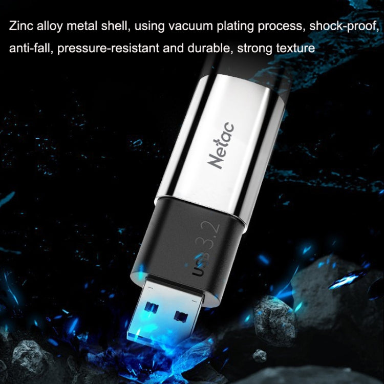 Netac US2 High-Speed Metal Capped Computer Car Mobile Solid State USB Flash Drives, Capacity: 512GB - USB Flash Drives by Netac | Online Shopping South Africa | PMC Jewellery | Buy Now Pay Later Mobicred