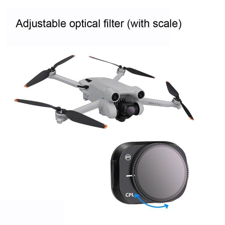 RCSTQ Aluminum Alloy Adjustable Filter Accessories for DJI Mini 3 Pro,Style: ND32 - Mavic Lens Filter by RCSTQ | Online Shopping South Africa | PMC Jewellery | Buy Now Pay Later Mobicred