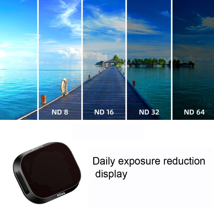 RCSTQ Aluminum Alloy Adjustable Filter Accessories for DJI Mini 3 Pro,Style: ND32 - Other by RCSTQ | Online Shopping South Africa | PMC TechLife | Buy Now Pay Later Mobicred