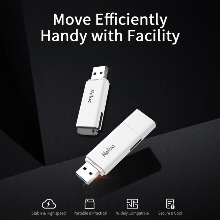 Netac U185 High Speed USB3.0 Cap Car Computer Music USB Drive, Capacity: 64GB - USB Flash Drives by Netac | Online Shopping South Africa | PMC Jewellery | Buy Now Pay Later Mobicred