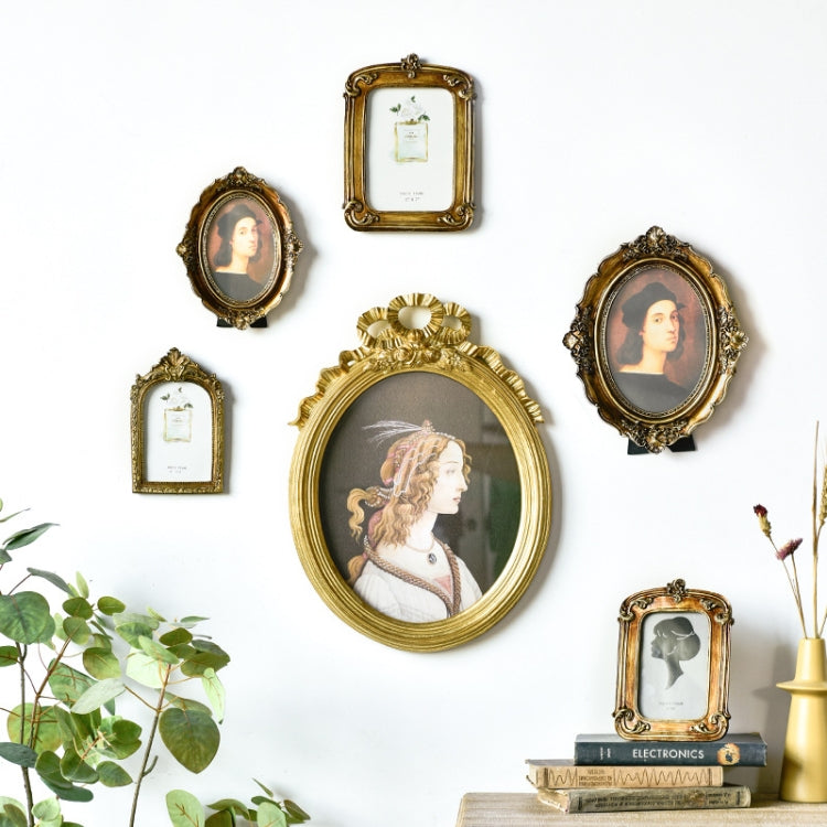 Retro Imitation Wood Home Decor Photo Frames, Spec: Square-7 inches - Photo Albums & Photo Frames by PMC Jewellery | Online Shopping South Africa | PMC Jewellery