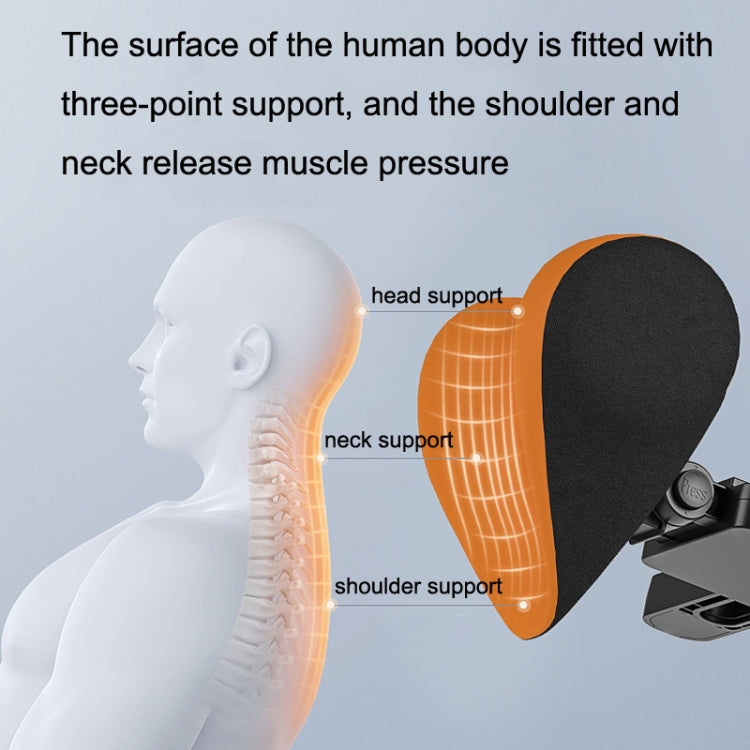 A09 Car Seat Headrest Memory Foam Comfortable Neck Pillow, Style: With Stand  (Gray) - Seat Accessories by PMC TechLife | Online Shopping South Africa | PMC TechLife | Buy Now Pay Later Mobicred