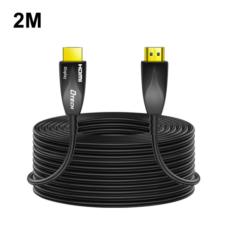 DTECH HDMI 2.0 Version Fiber Optical Line 4K 60Hz Large Screen TV Engineering Wiring, Length: 2m - free shipping - PMC Jewellery - Order now!
