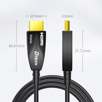 DTECH HDMI 2.0 Version Fiber Optical Line 4K 60Hz Large Screen TV Engineering Wiring, Length: 90m - Cable by DTECH | Online Shopping South Africa | PMC Jewellery | Buy Now Pay Later Mobicred