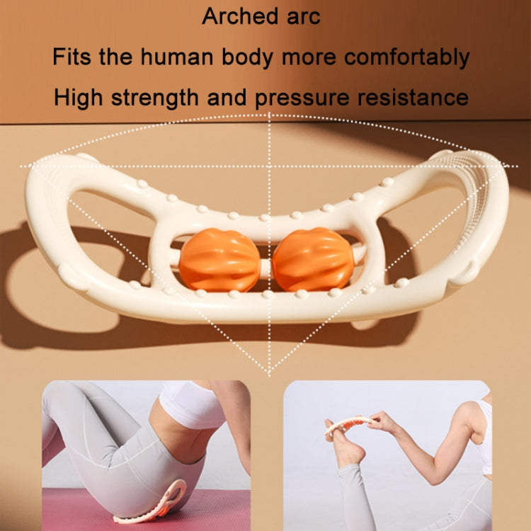 Massage Stretching Yoga Assisted Ring With Raised Point Roller(Sky Blue) - free shipping - PMC TechLife - Order now!