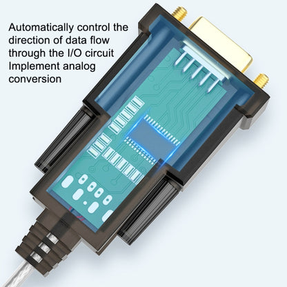 DTECH DT-5002F 1m USB To RS232 Serial Line DB9 Needle COM Port - RS485 / RS232 Series by DTECH | Online Shopping South Africa | PMC Jewellery | Buy Now Pay Later Mobicred