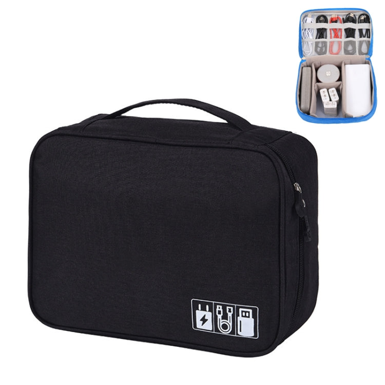 Multifunctional Cationic Digital U Disk Data Cable Storage Bag(Black) - Other by PMC Jewellery | Online Shopping South Africa | PMC Jewellery | Buy Now Pay Later Mobicred