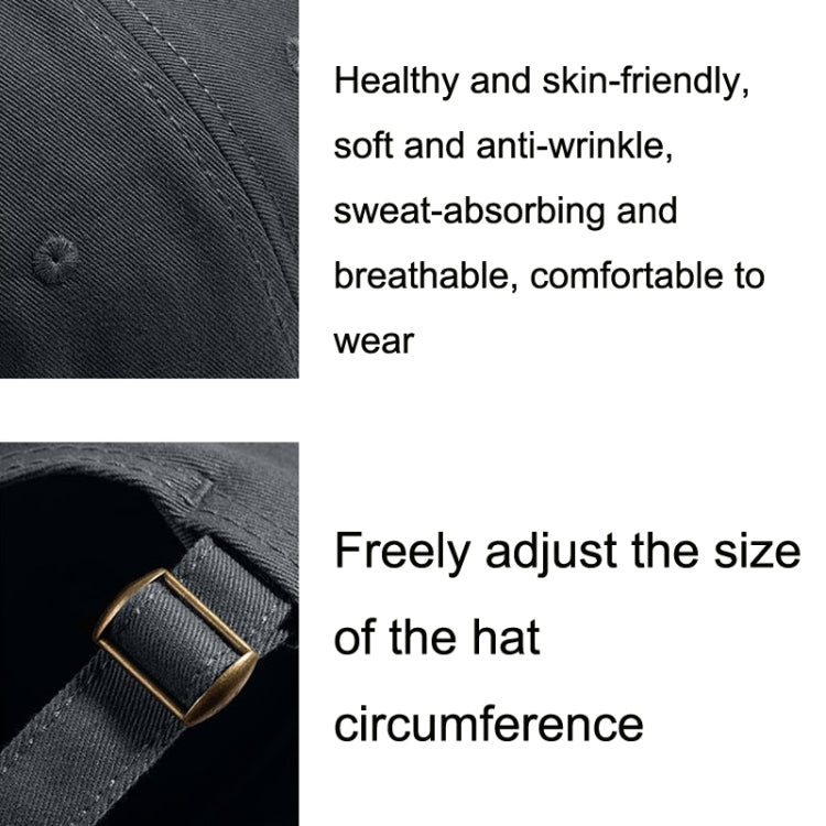 Soft Top Retro All-match Short-brimmed Hat Big Head Peaked Cap(Coffee) - Peaked Cap by PMC Jewellery | Online Shopping South Africa | PMC Jewellery