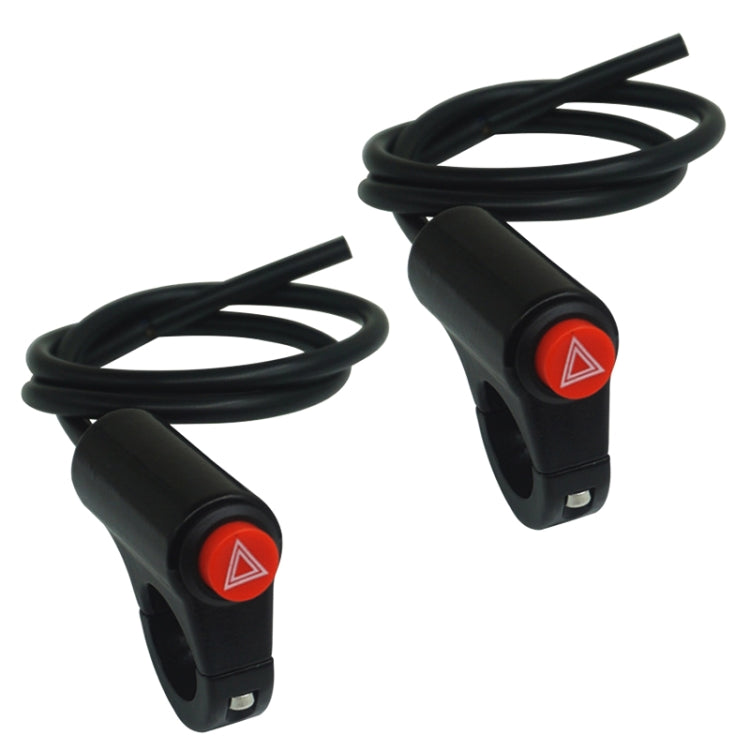 2PCS KG-037E Motorcycle Double Flash Warning Switch Retrofit Accessories - Signal Lights by PMC TechLife | Online Shopping South Africa | PMC TechLife | Buy Now Pay Later Mobicred