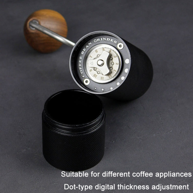 CNC Stainless Steel Hand Crank Coffee Bean Grinder, Specification: Hexagon Red - free shipping - PMC TechLife - Order now!