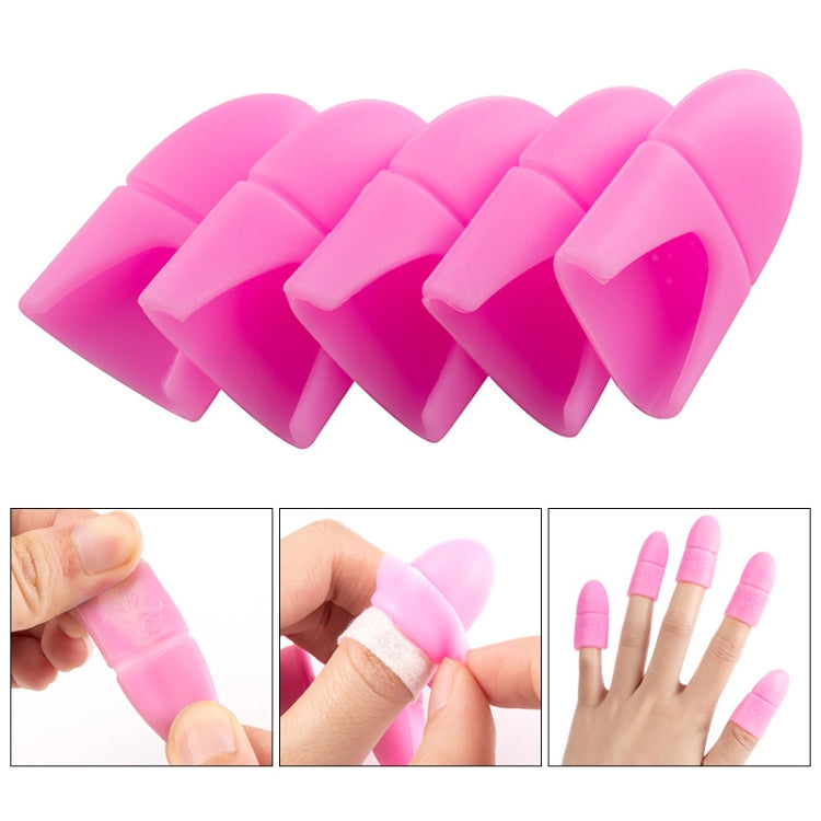 4 PCS Nail Removal Clip Free Silicone Finger Sleeves(Purple) - Nail Art Equipment by PMC Jewellery | Online Shopping South Africa | PMC Jewellery | Buy Now Pay Later Mobicred