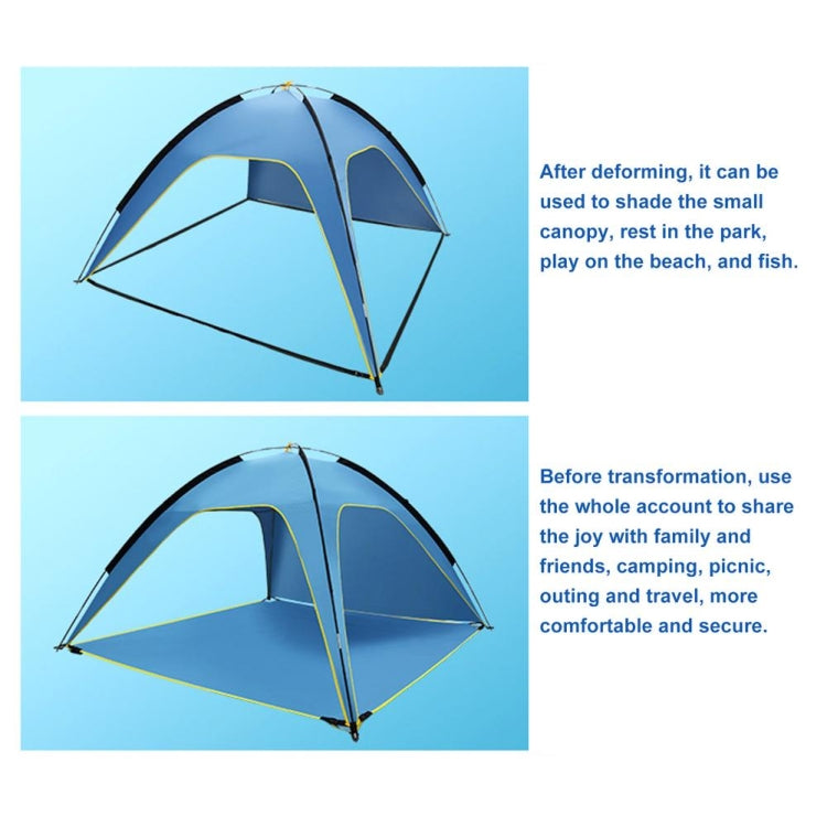 3 Sides Ventilated Spacious Outdoor Big Tent Sunscreen Rainproof Tent,Style: Detachable Base Fabric - Tents & Accessories by PMC TechLife | Online Shopping South Africa | PMC TechLife